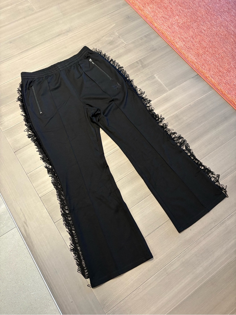 Needles Fringe Trim Wide Leg Pants